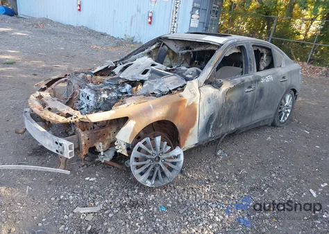 2018 Infiniti Q50 2.0T Luxe из США, поврежденный, VIN JN1CV7AR6JM280007